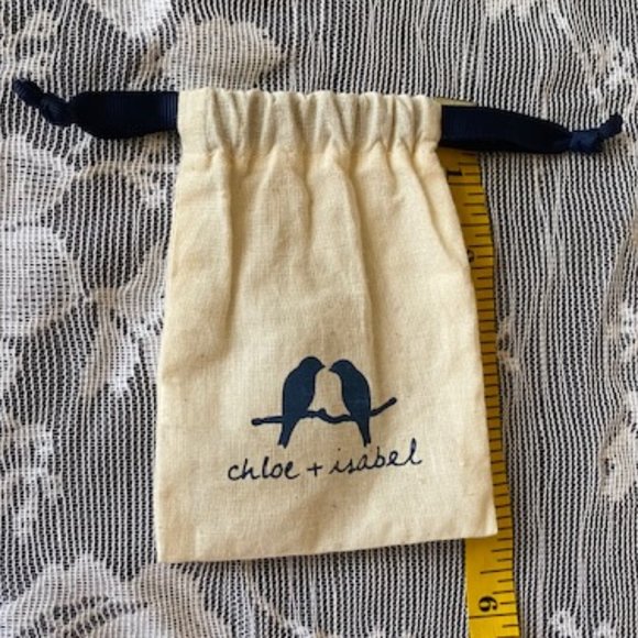 Chloe + Isabel Jewelry Drawstring Pouch w/Love Bird Print - Picture 9 of 12